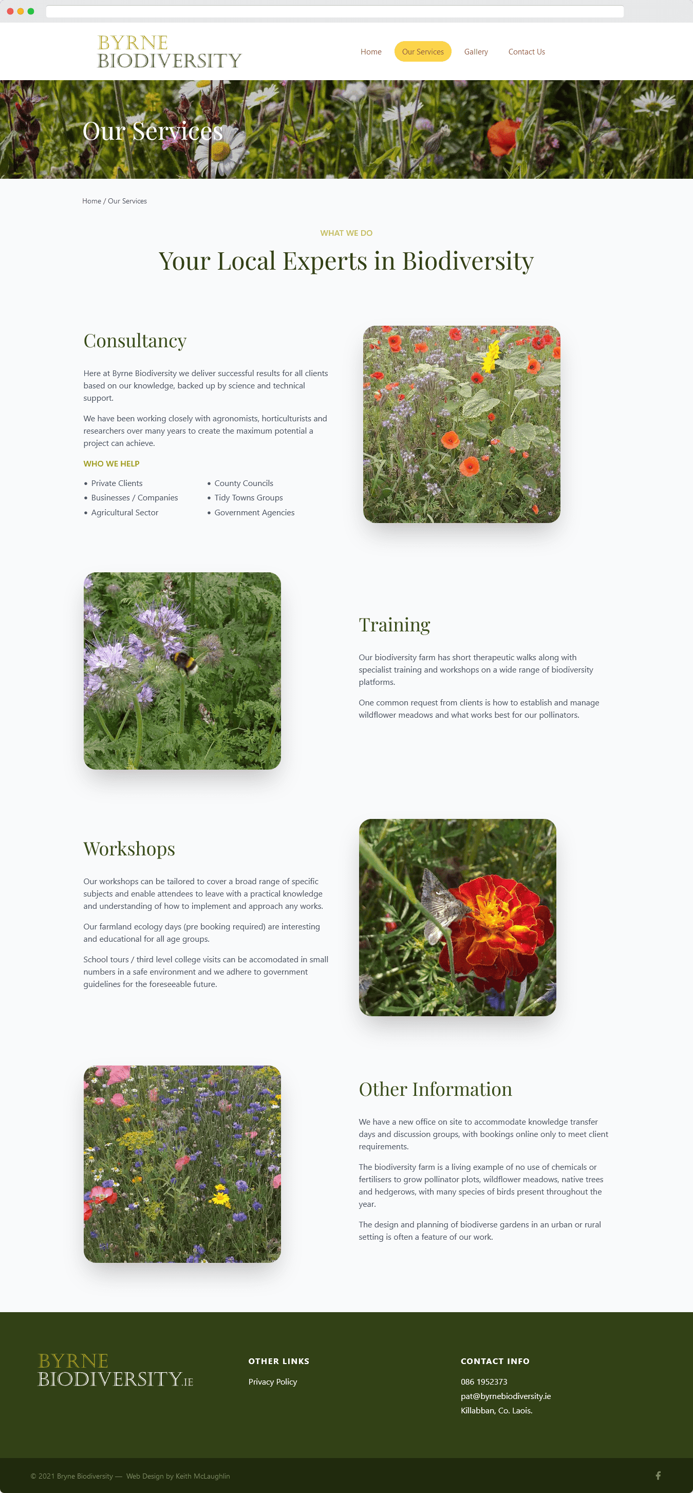 Byrne Biodiversity Services Page